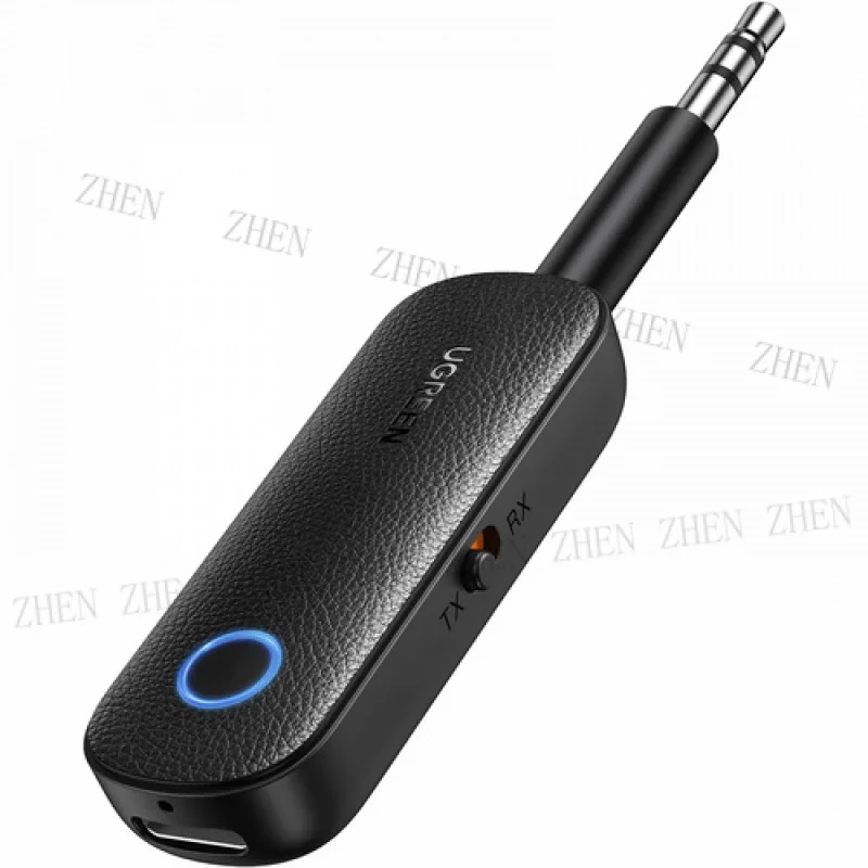 

Y FOR Bluetooth 5.0 Transmitter Receiver 2 in 1 Wireless Aux Adapter Bendable 3.5Mm Ja