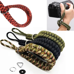 Handmade Woven Camera Hand Strap Adjustable Camera Strap with Safer Connector Hand Strap for Canon Nikon Sony Fuji Leica Olympus