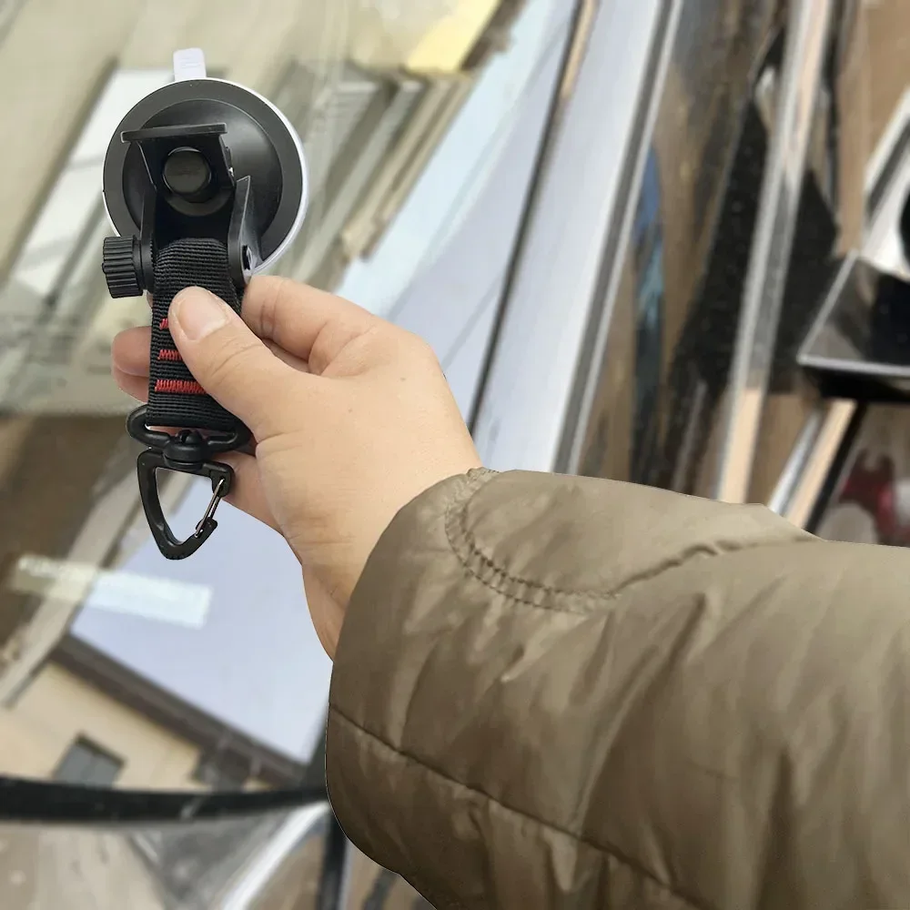 1-4PCS Car Tent Suction Cups Buckle Side Round/Triangular Awning Anchors Outdoor Camping Tent Suckers Anchor Securing Hook