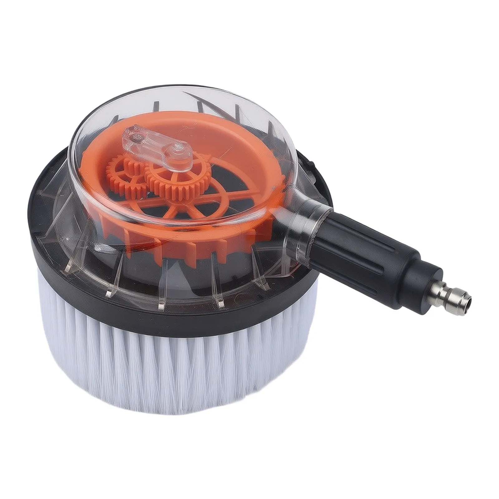 1/4 quick connector male rotating brush for high pressure washer suited for car wash tools and various outdoor cleaning tasks