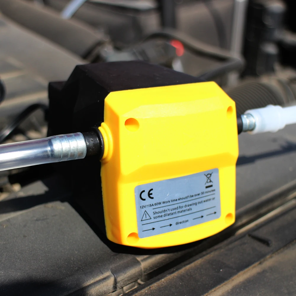 Neue Elektrische Auto Öl Pumpe 12V 60W Rohöl Flüssigkeit PumpExtractor Transfer Motor Saug-Pumpe + Rohre für auto Auto Boot Motorcy