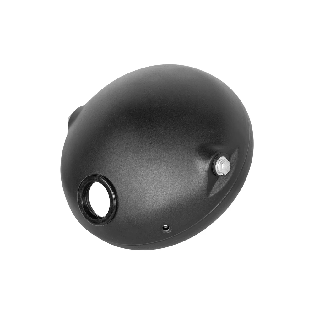 Motorcycle Headlight 7-Inch Retro Bucket Modified Headlight Base LED Headlamp Parts Shell Round Housing Mount Cover
