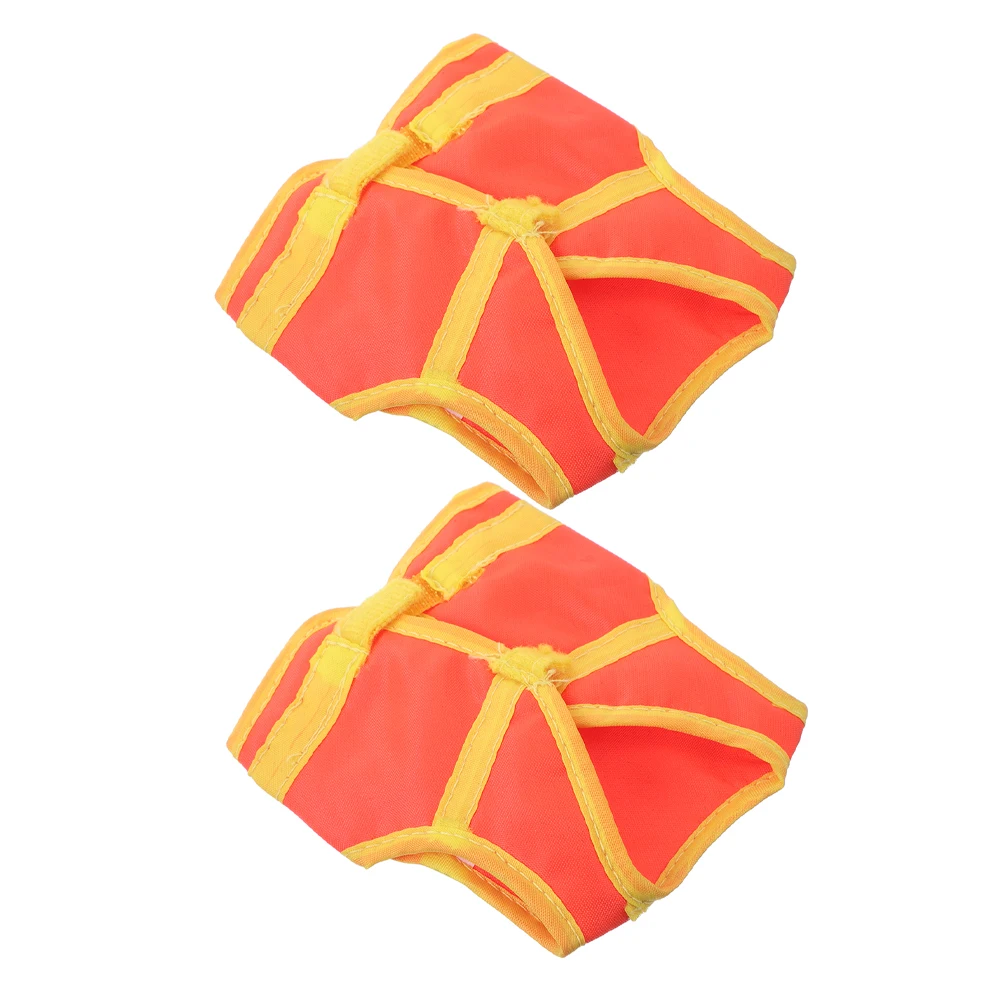 

2pcs Toy Construction Costume for Mini Safety Officer Vest Playtime Accessories Materials Comfortable Design