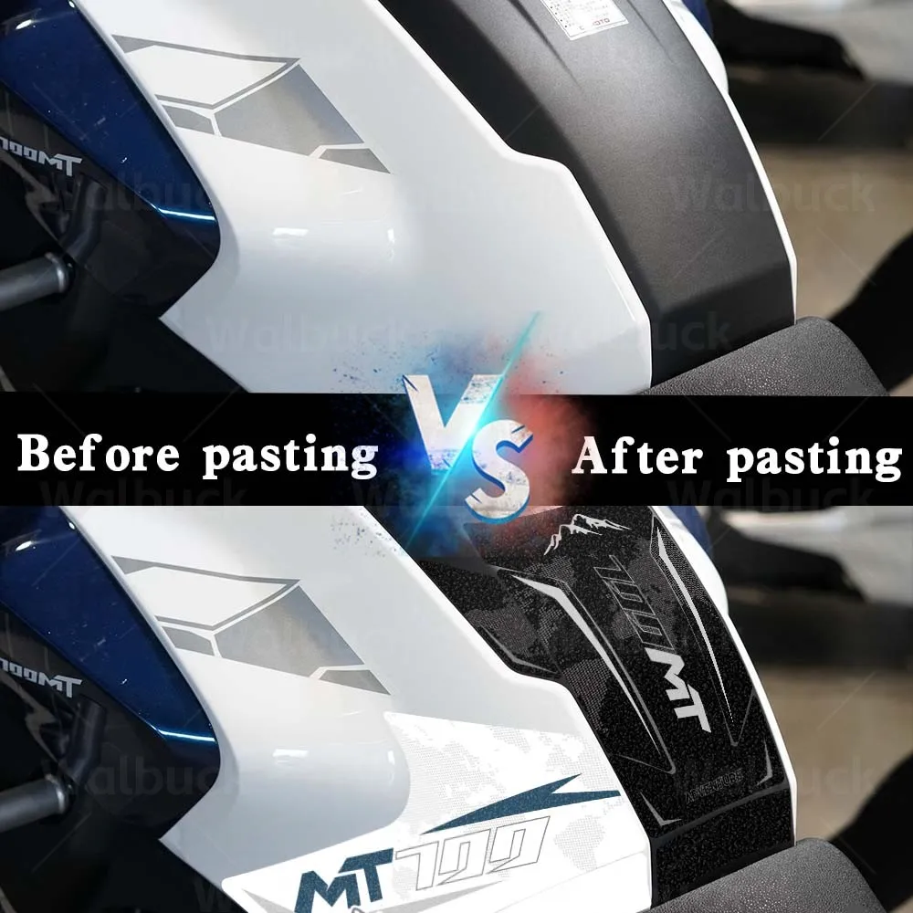 For MOTO MT700 700 mt MT 700 Motorcycle Accessories Sticker Fuel Tank Knee Grip Traction Protection Sets Anti-slip Decal
