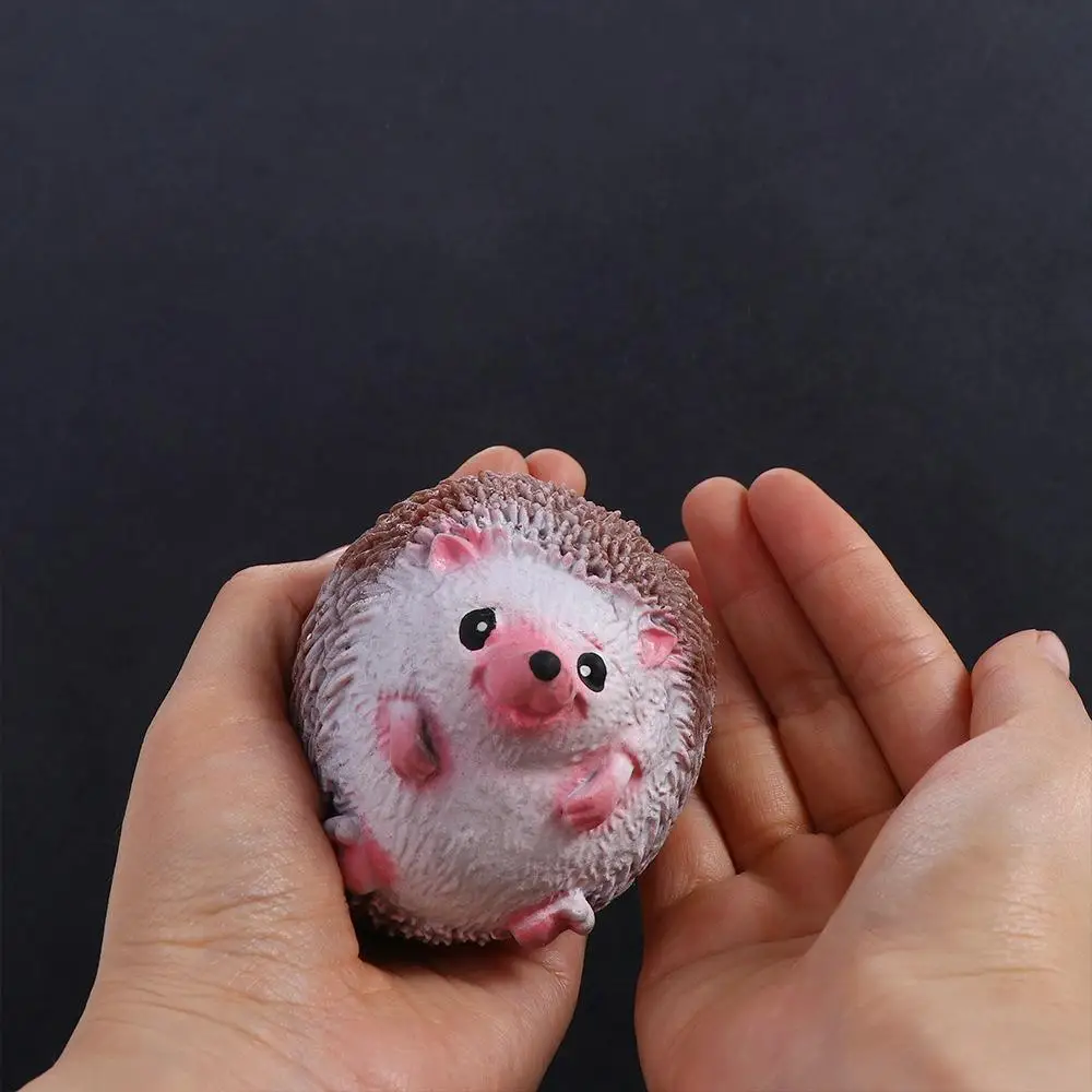 

Fun Animals Cartoon Hedgehog Decompression Toys TPR Quick Rebound Fidget Toys Kids Fun Squeeze Toys Stress Reliever