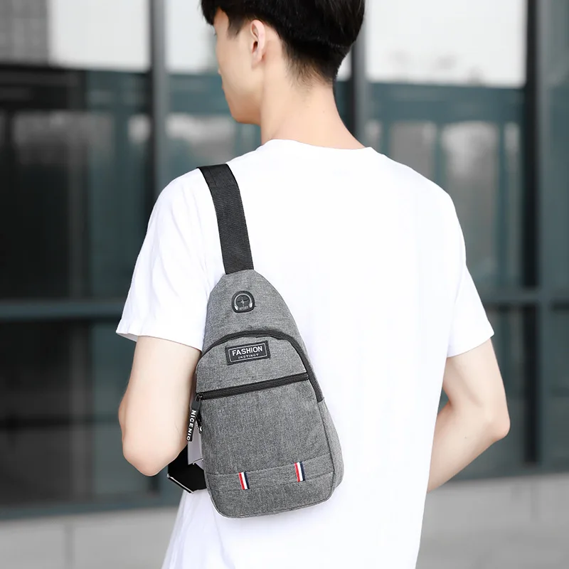 

Мужская повседневная маленькая нагрудная сумка, легкий, большой вместительный, мягкий нейлоновый рюкзак, дорожная работа, повседневная сумка на плечо для отдыха