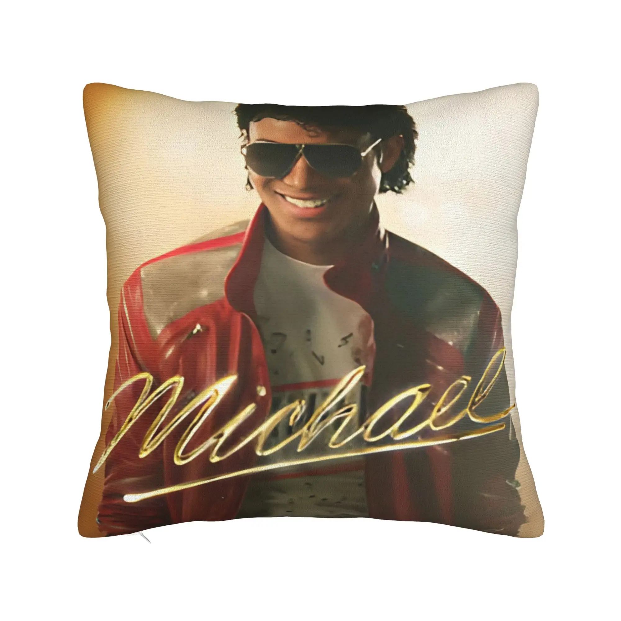 Decorative Pillow Cover Singer Michael Jacksons MJ Tour 2026 Accessories Sofa  Pillow Case Cover Zippered Multi-Size