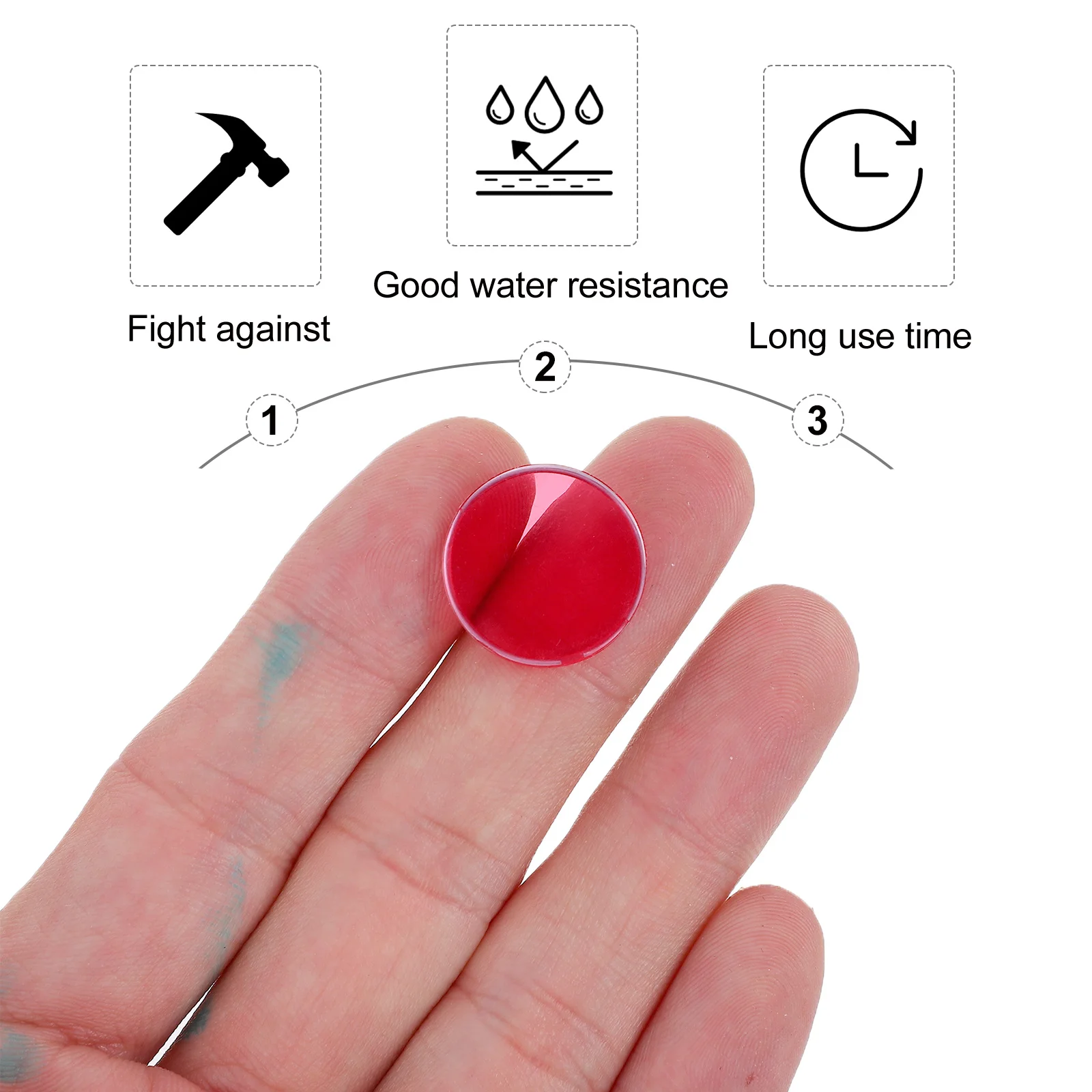 100 peças de plástico colorido redondo chips conjunto educacional científico bordas suaves crianças ferramenta de aprendizagem precoce chips redondos de plástico