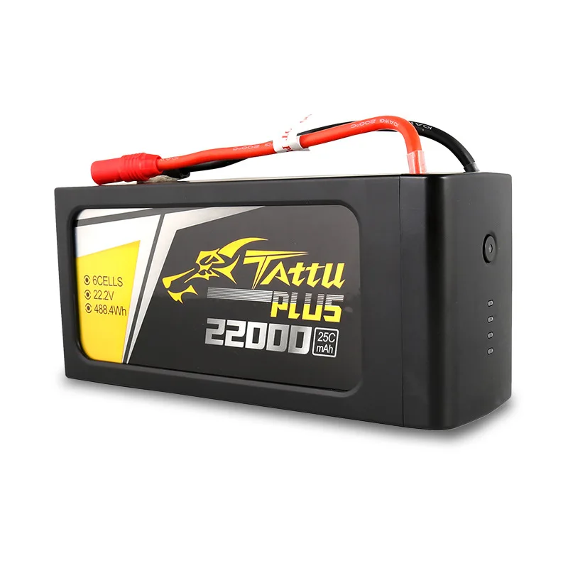 

Плюс Интеллектуальная батарея Lipo 22000mAh 25C 22,2 V 6S1P, умная батарея дрона для сельскохозяйственного распылителя