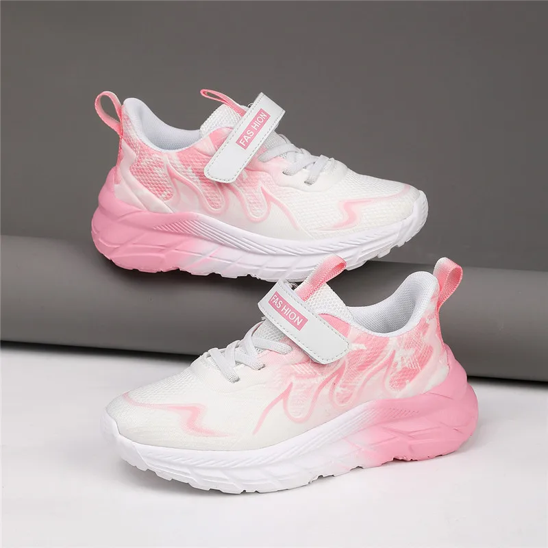 

Крутые розовые повседневные кроссовки для девочек: дышащие, легкие, с мягкой подошвой, для бега, тенниса и прогулок на улице