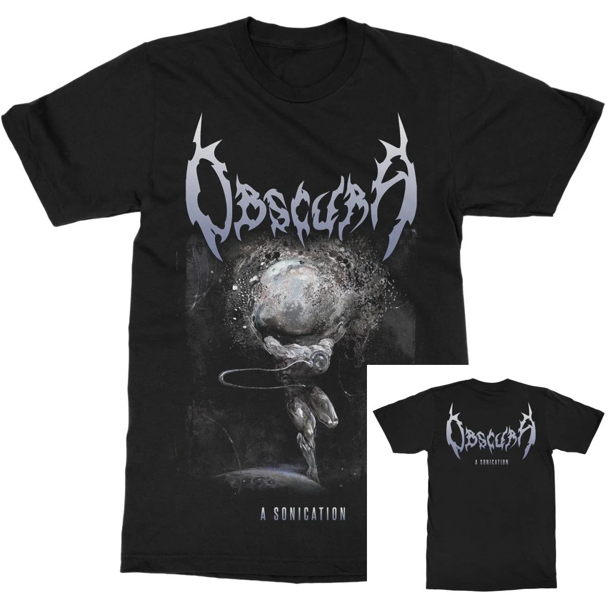 Obscura A Sonication Band T-Shirt 100% Cotton Graphic Tee Men Women Summer Streetwear Top