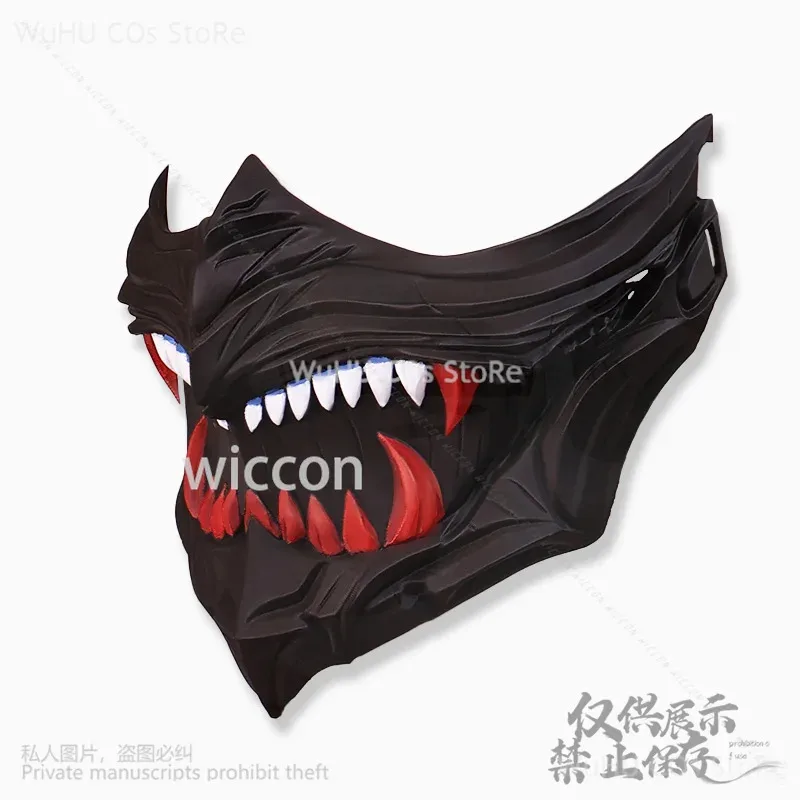 ثلاثية الأبعاد قناع الدعائم اكسسوارات ل أنيمي هالوين عيد الميلاد كوس الأسود زي حمض البوليلاكتيك لعبة النينجا جايدن 4 تأثيري مخصص