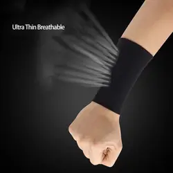 Summer Ice Silk Sports Protect Wrist Wristband Men's Thin Outdoor Sports Breathable Elastic Sunscreen Wrist Cover Women