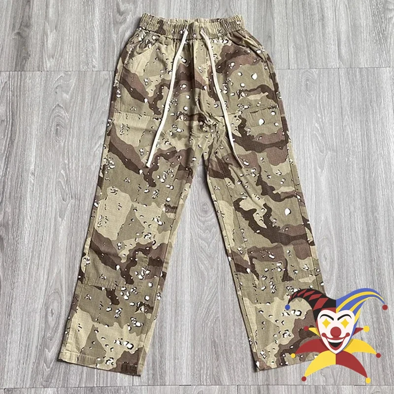 

SAINT Camouflage Functional Logging Pants Men Women Washed Vintage Jogger Drawstring Sweatpants