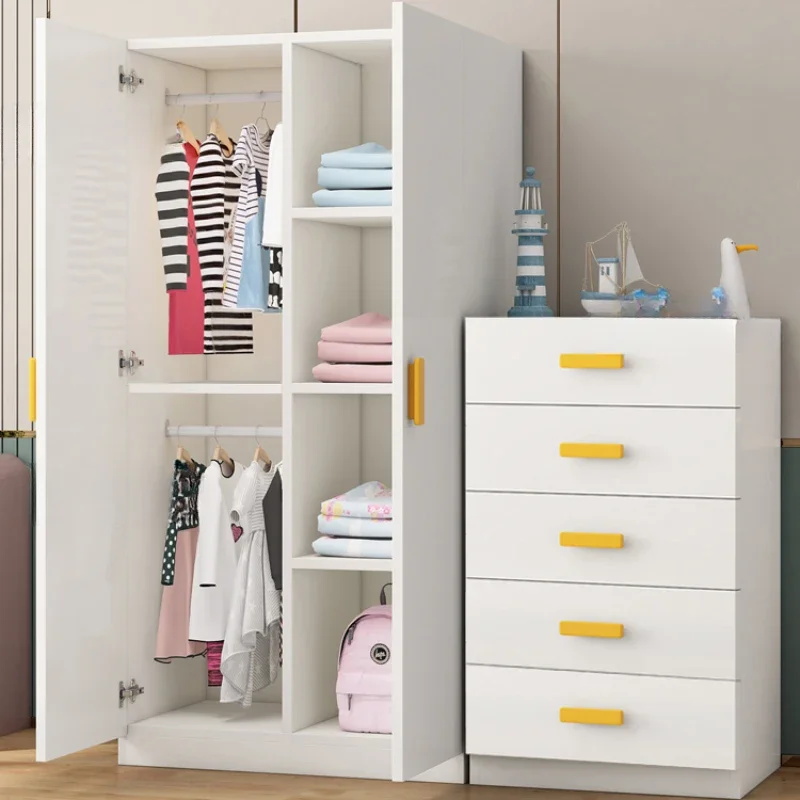 Clothes Children's Wardrobes Organizer Shelves Bedroom Wardrobes Closet Storage Mobile Penderie Enfant Modern Furniture CY50CW