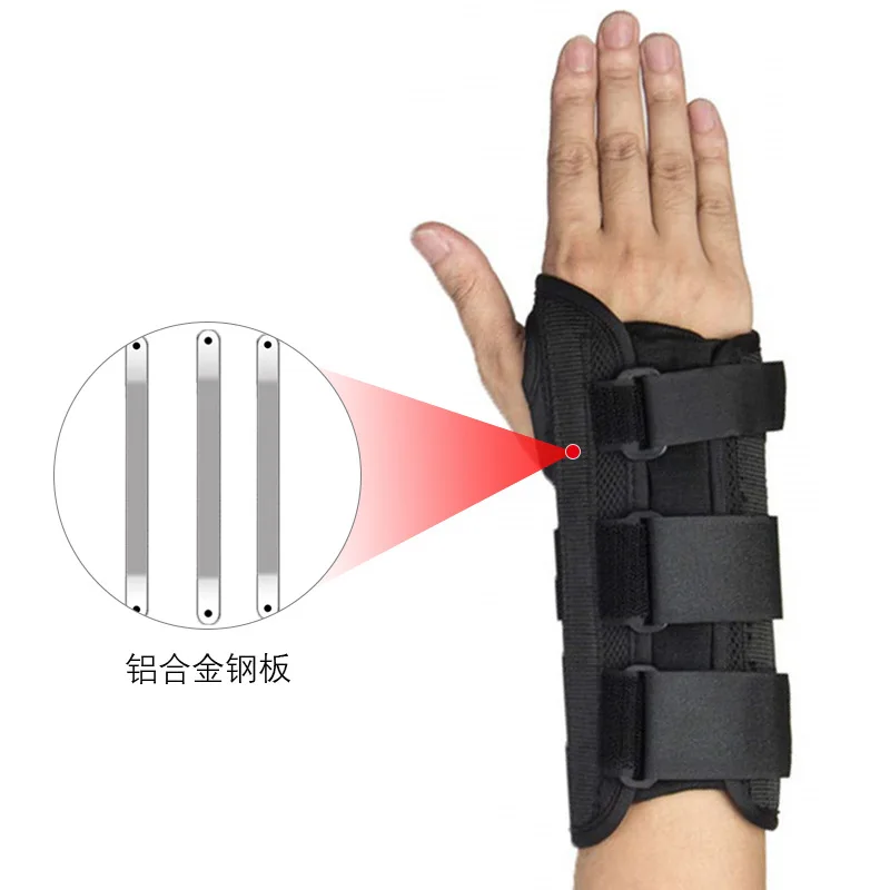 Wristband Hand Wrist Guard Support Brace Splint Carpal Tunnel Arthritis Sprain Right/Left Gym Strap Pain Relief Wrap Bandage