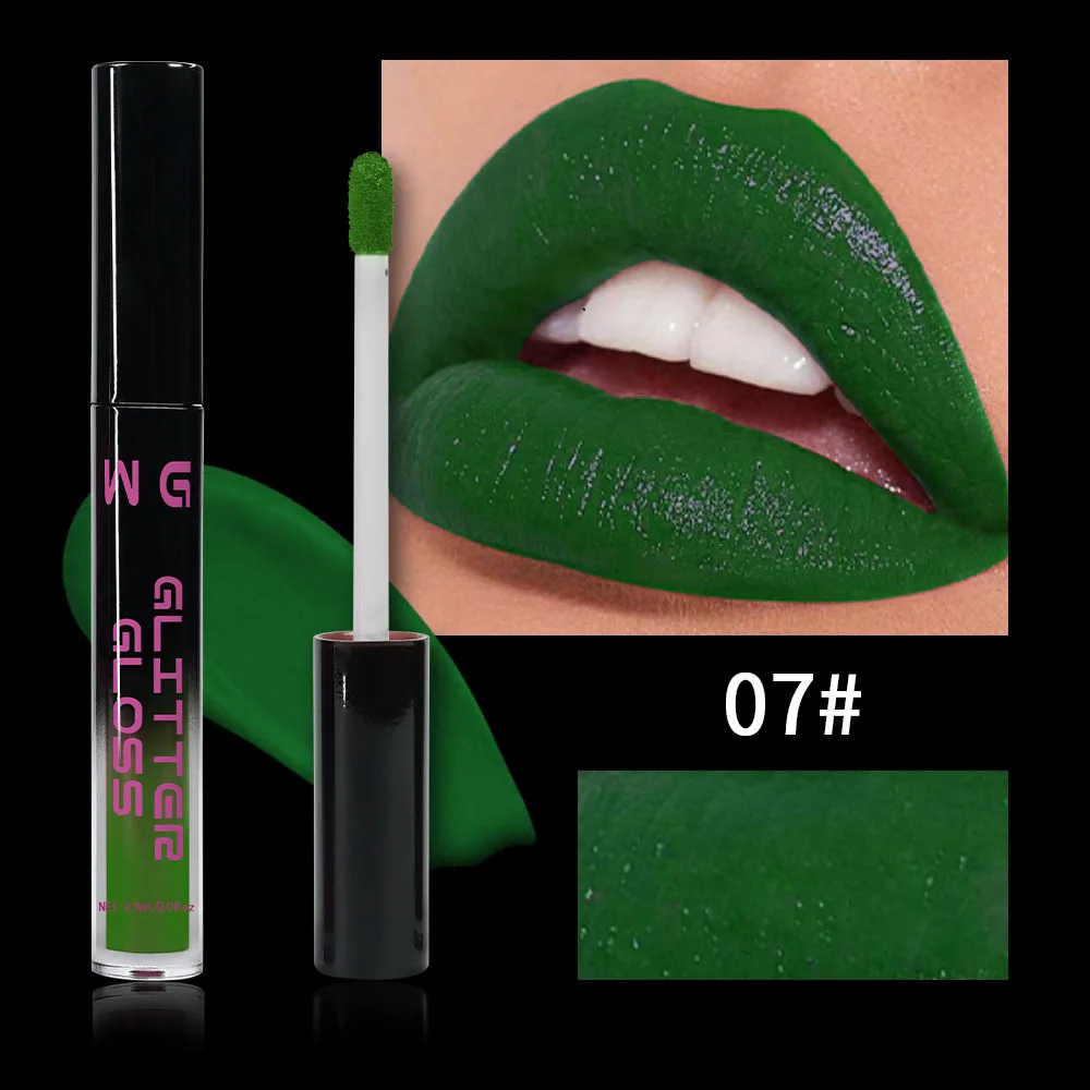 Flüssiger Lippenstift, heiße sexy Farben, Lippenfarbe, mattierter Lippenstift, wasserdicht, langlebig, Lipgloss, Lippen-Set, Make-up