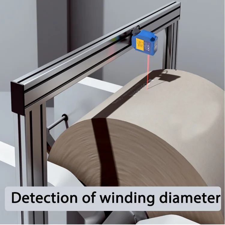 FLR-300-UI High Precision Distance  Range 3-10m Switching Analog Laser Displacement Measurement Sensor