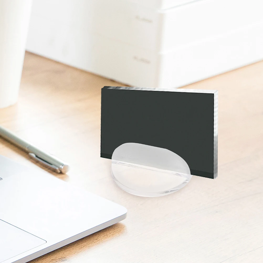 

100pcs Game Card Holders Clear Table Card Clips For Board Games Wedding Seating Desk Memo Stand Table Number Holder