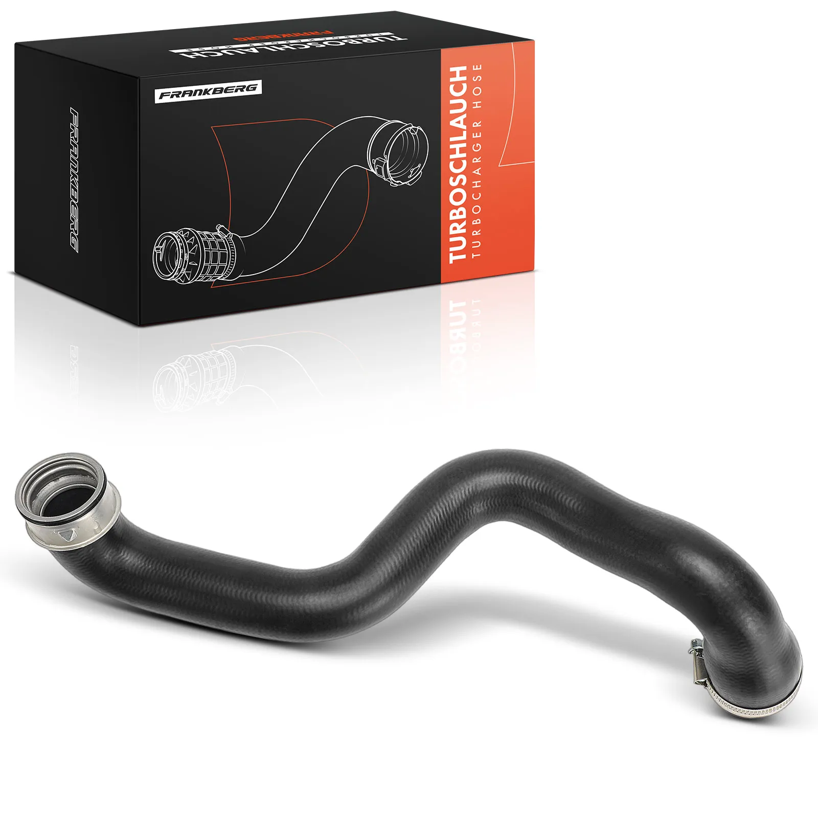 Frankberg 1x Charge Air-slang Turbo-slang Charge Air-coeler voor Opel Corsa C X01 Combo Tour 13101638 5835844