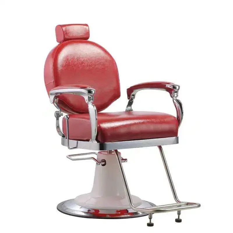 # Swivel Luxury Barber Chair Comfortable Durable Salon Chair Hydraulic Cushioned Sedia Parrucchieri Barbershop Equipment