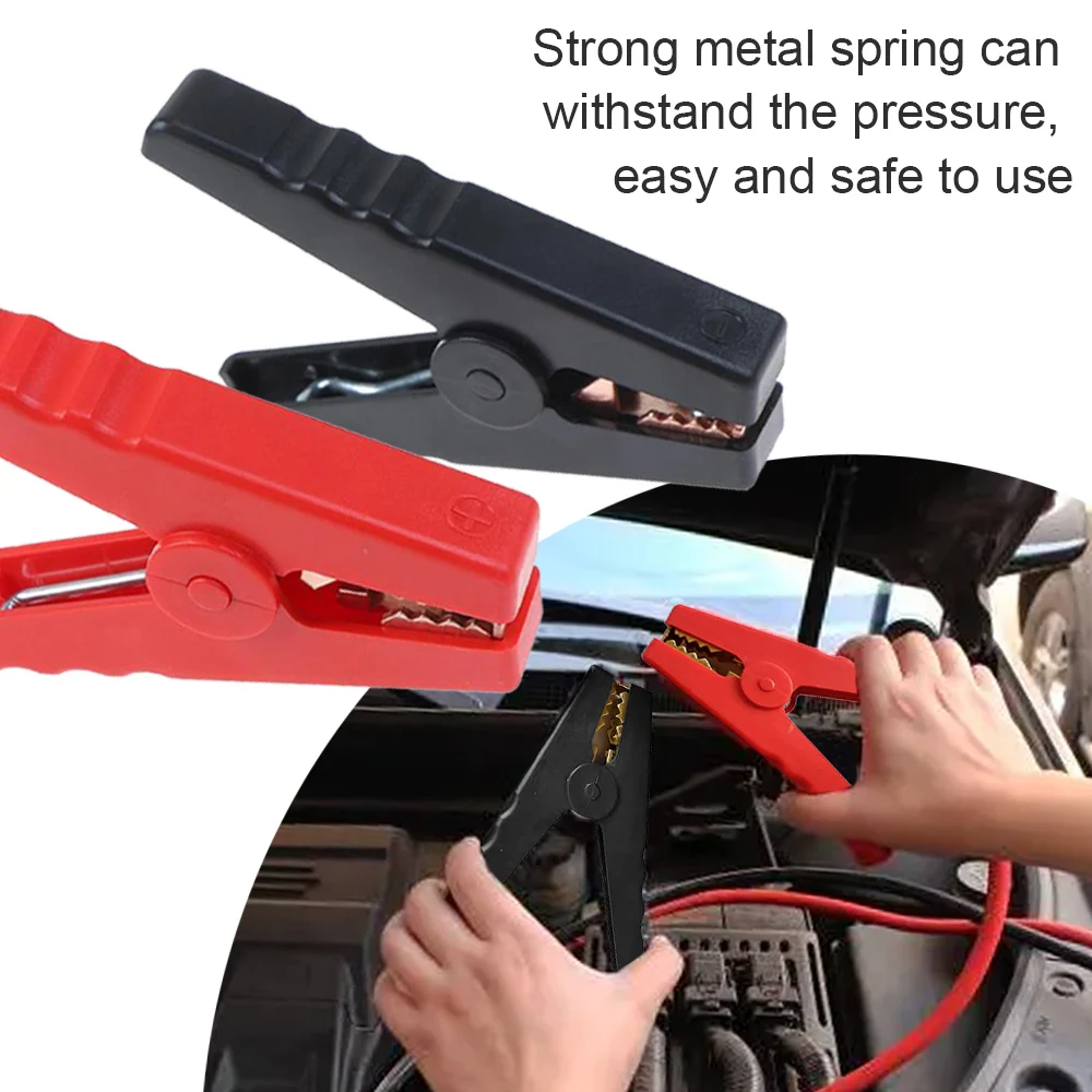 50A 150A 300A 500A Copper Plated Pure Copper Alligator Clips Terminal Electrical Battery Crocodile Clamp Test Connector - Image 5