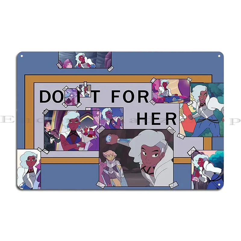 Do It For Her Netossa Metal Plaque Designs Cinema Wall Cave Club Pub Tin Sign Poster