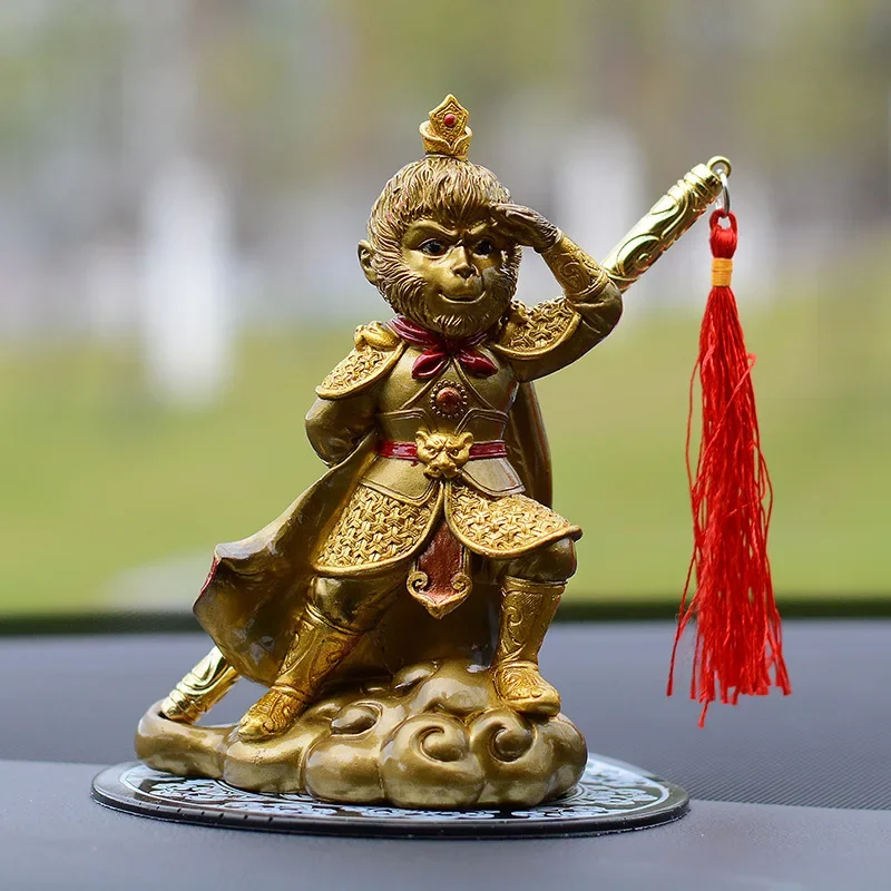Sun Wukong Car Ornaments Car Decorations Treading Auspicious Clouds Supreme Treasure Color-changing Car Accessories