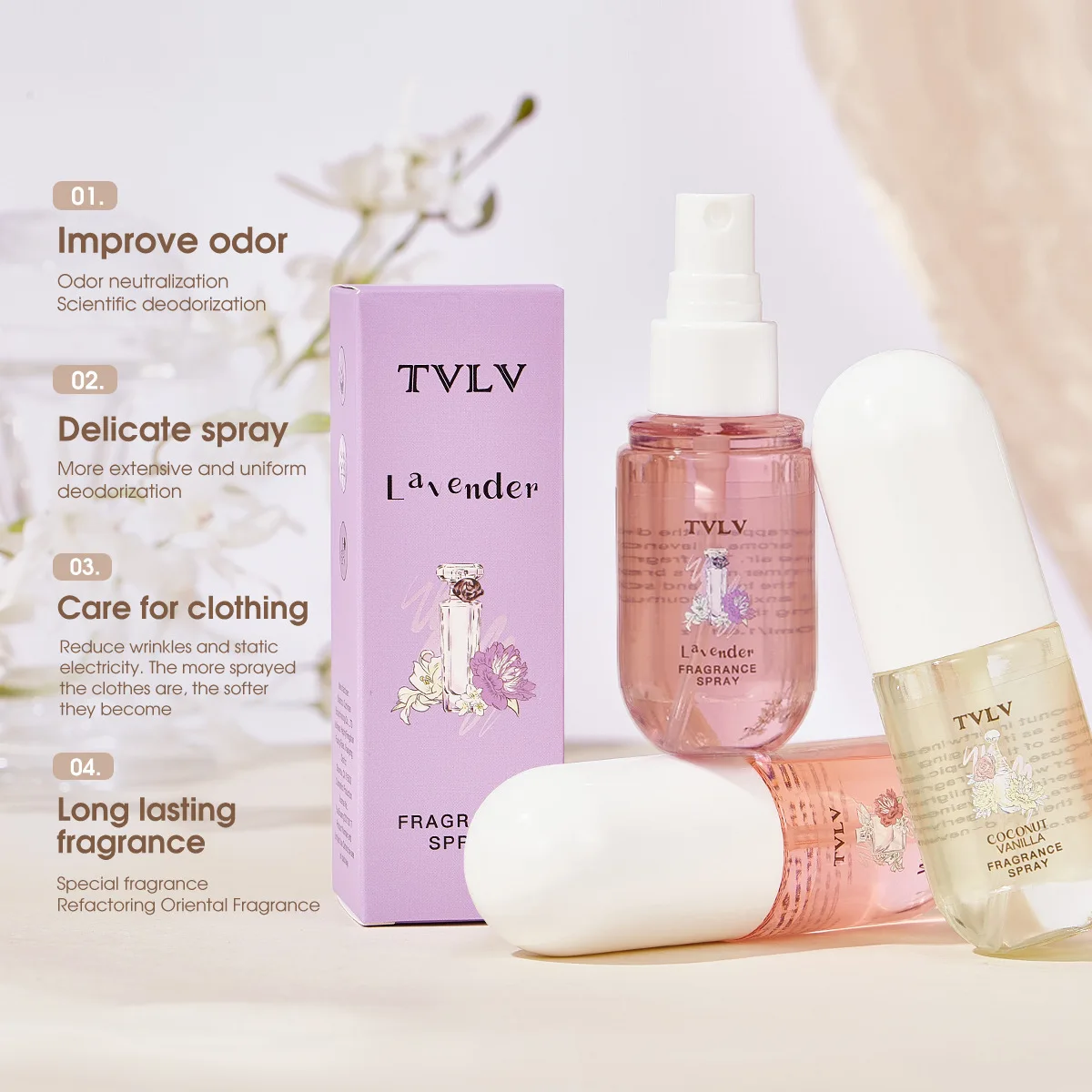 عطور نسائية غير كحولية فاواكه طازجة عطور تدوم طويلاً رذاذ للجسم جوز الهند روز ليدي امرأة أو دو تواليت رذاذ #2