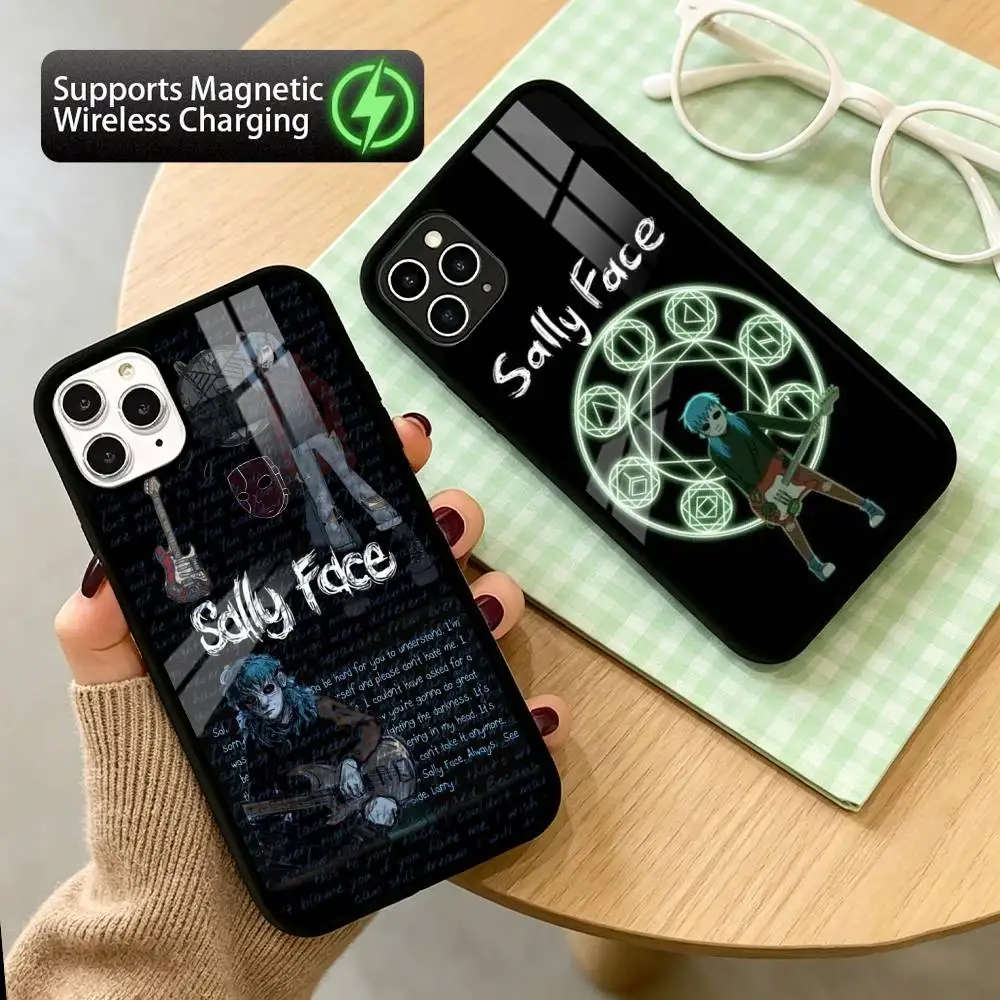 Game Sally Face  Phone Case For iPhone17,16,15,14,13,12,11 Plus,Pro Supports Magnetic Wireless Charging