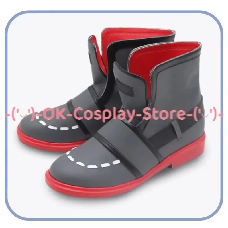 [Personalizzato] Scarpe cosplay di maggio Gioco Guilty Gear Anime Gioco di ruolo Prop Halloween Carnevale Festa Festa Stivali in pelle PU