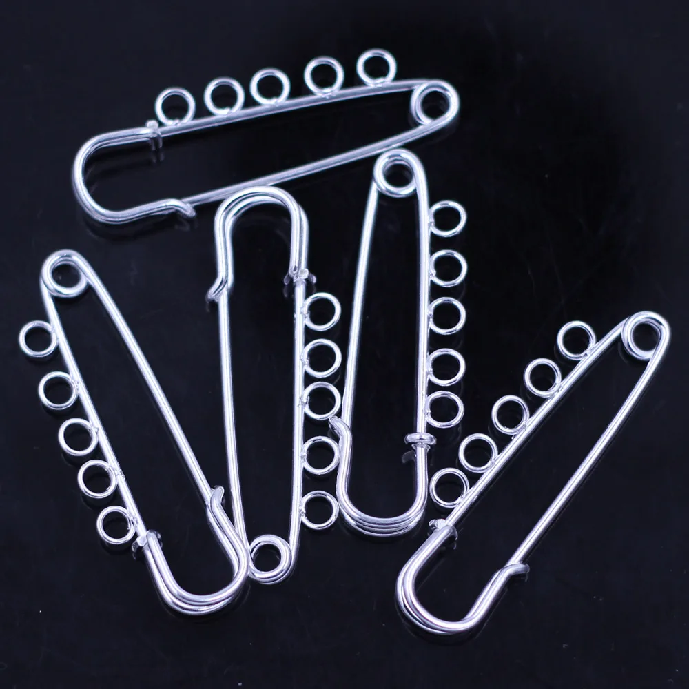 50pcs-silver-plated-5-holes-alloy-safety-brooches-pins-5x15cm
