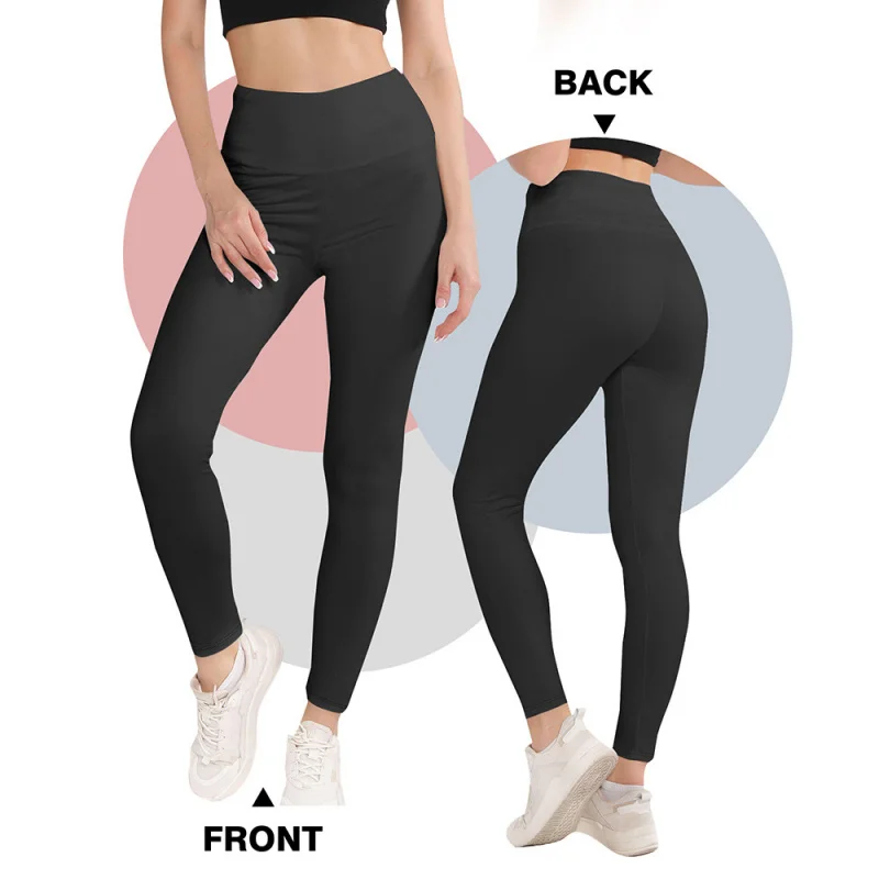 High Waist Yoga Pants Women Tummy Control Butt Lift Leggings Gym Fitness Sport Workout Tight Pants US/EU size