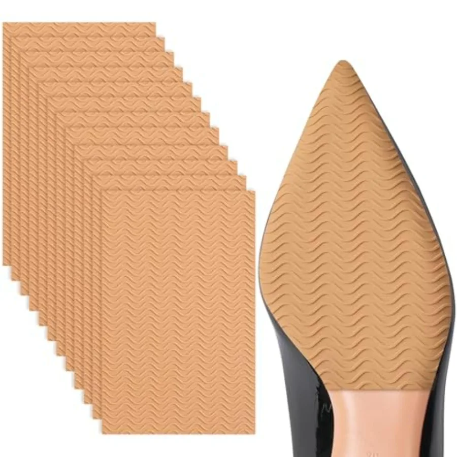 

12PCS Shoe Grips on Bottom of Shoes, 5.91"x3.94" Self-Adhesive Non-Slip Sole Guards
