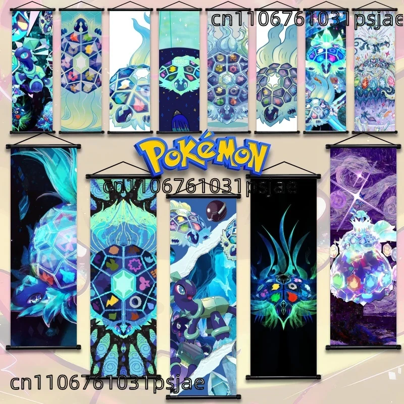 

Mysterious Terapagos Pokémon Scroll Wall Hanging - Infuse Your Space with The Enigmatic Aura of Mythical Pokémon