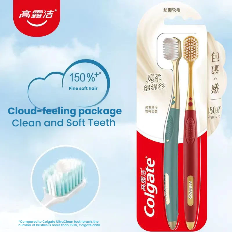 Colgate Couple Tooth Toothbrush 2/3Pcs -Clean & Comfort, Rnd. Color