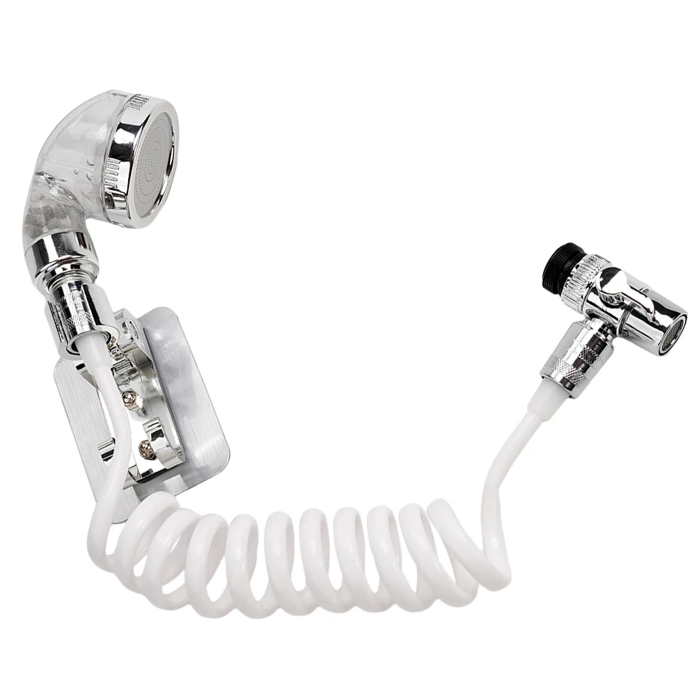 New High Quality Shower Faucet Set Bathroom External Faucet Sprayer Handheld Shower Head Silver Sink Spray Tap