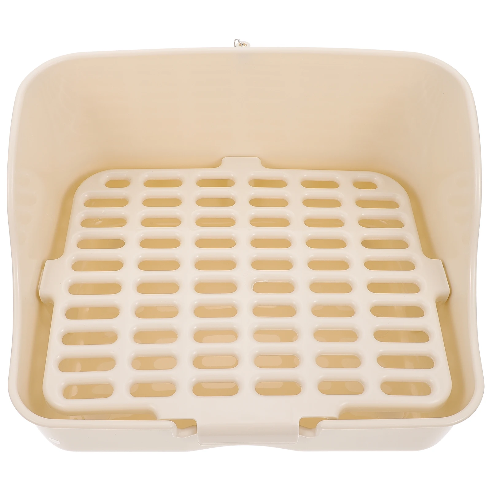 Plastic Pet Toilet For Small Animals Compact Rabbit Litter Box Durable Bunny Potty With Training Corner Pet Supply Lightweight