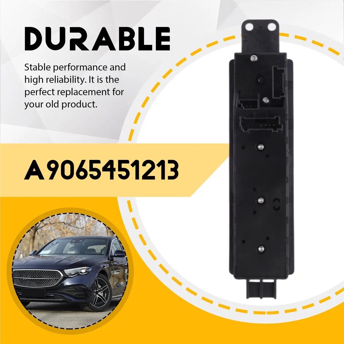 #16B 0,Front Left Electric Power Window Switch,(black)