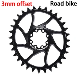 3mm Offset 8 Stud 12s FORCE RED for Sram ETAP AXS Crank 28-44T Chainring For  Oval Road Bike Chainring Narrow Wide