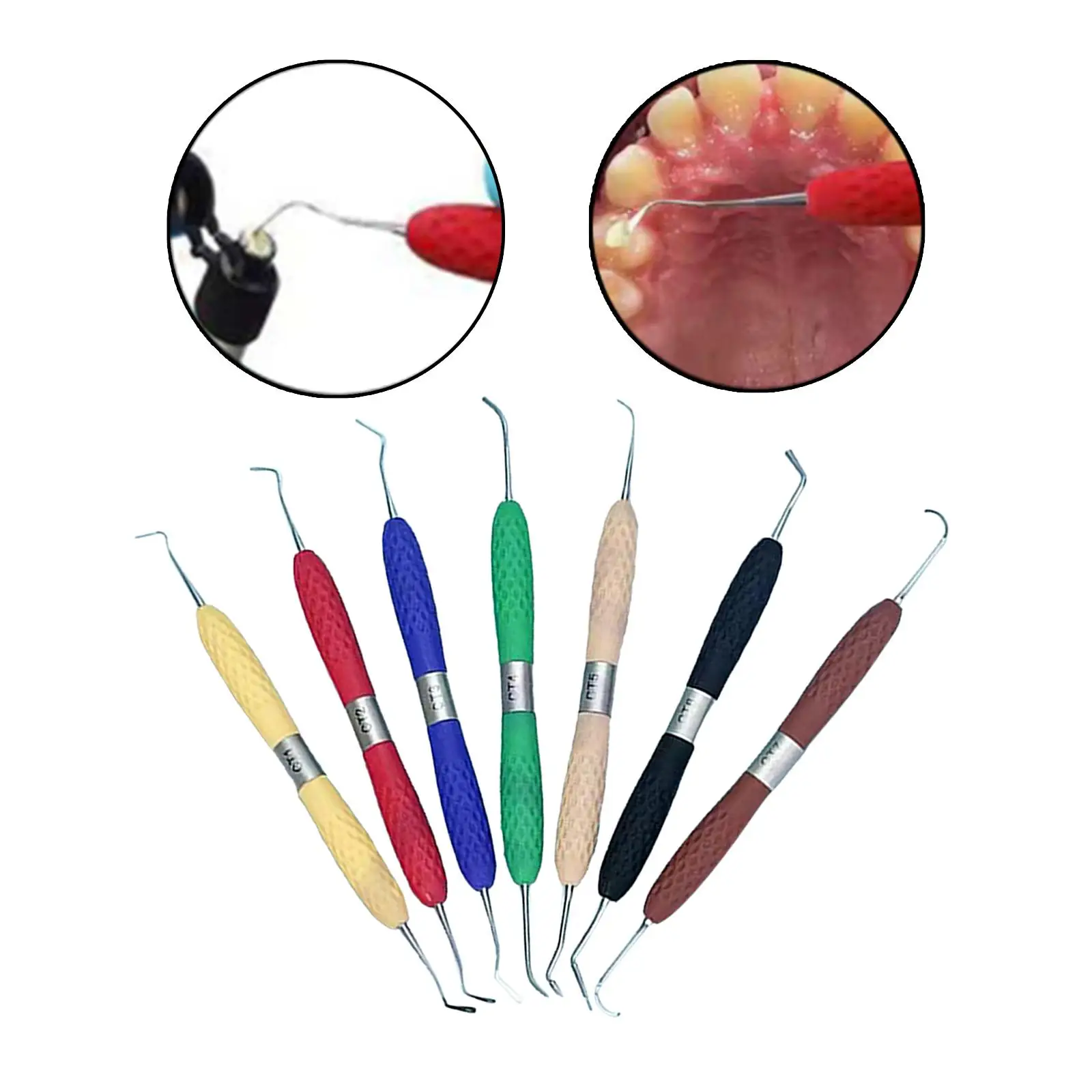 7x e Instrumento de llenado Relleno Mango grueso restaurador para