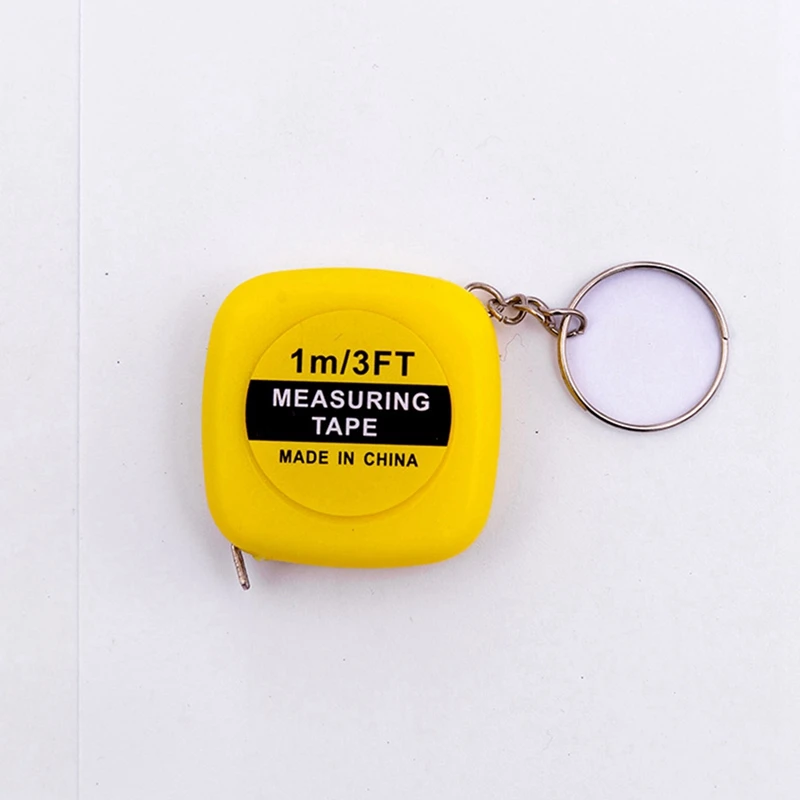 Mini Tape Measure With Free Steel Tape Measure Metric And English Dual System Portable Exquisite Hanging Buckle