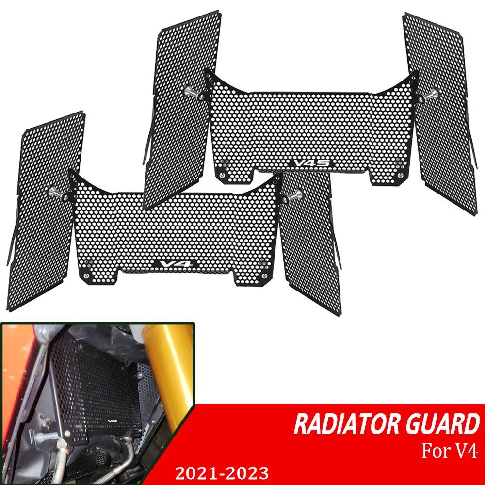 

For Ducati Multistrada V4 S V4S Sport V4RS V4Rally 2021-2026 Motorcycle Radiator Grille Cover Guard Protection Protector Grill