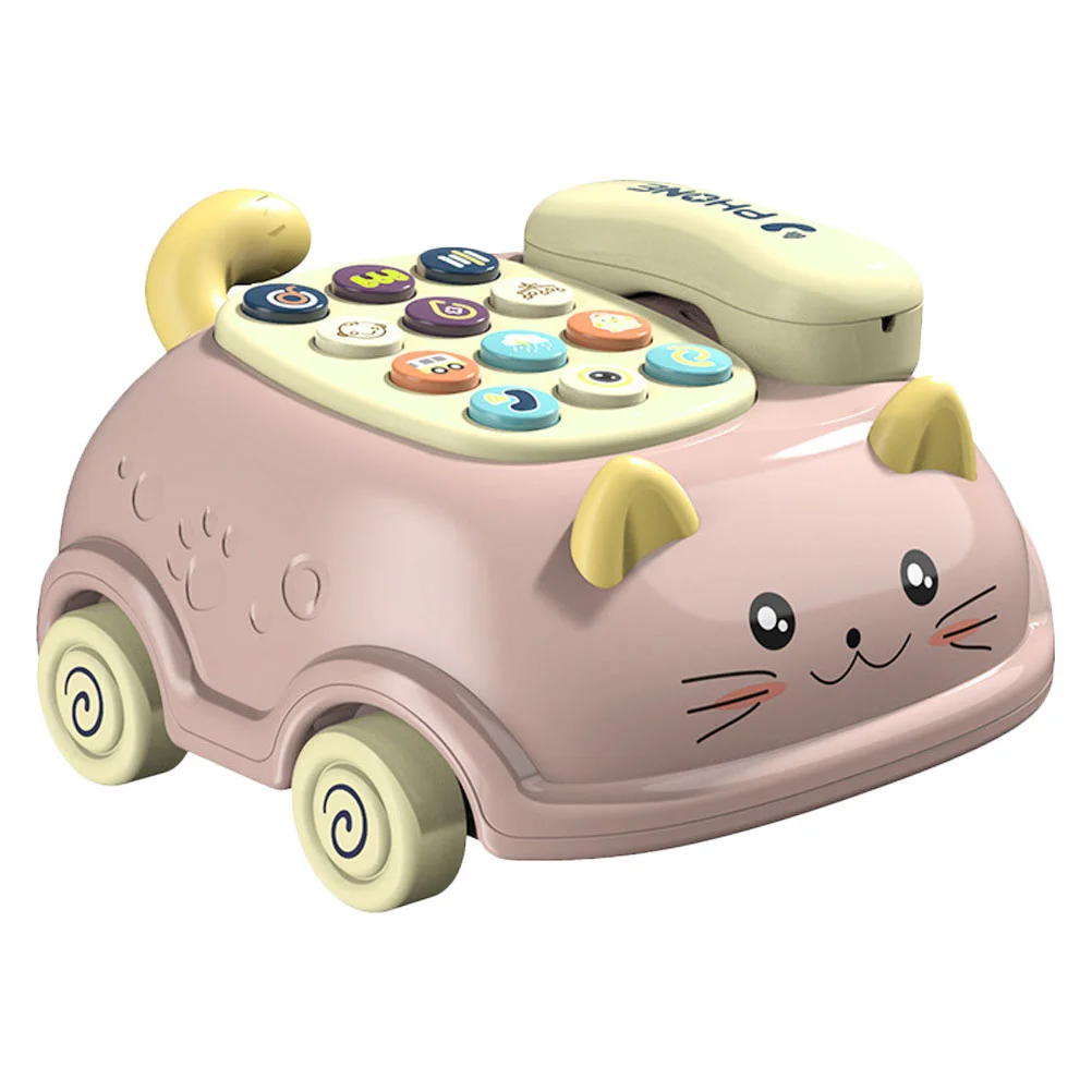 

Simulated Telephone Kid Calling Toy Car Music Kids Educational Plaything Game Early Playthings Imitation Voice