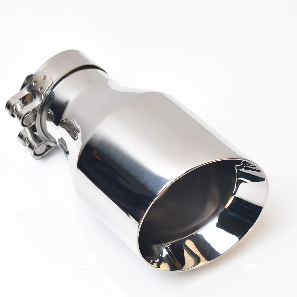 1 PC Car Stainless Steel Universal Exhaust System Muffler Tip End pipe Car Exhaust Tip  With Setro Logo