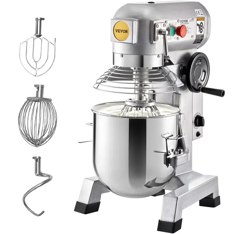 for   Commercial 1100W Electric Dough Mixer 30 Quart Stainless Steel Bowl 3 Speed with Timing Function