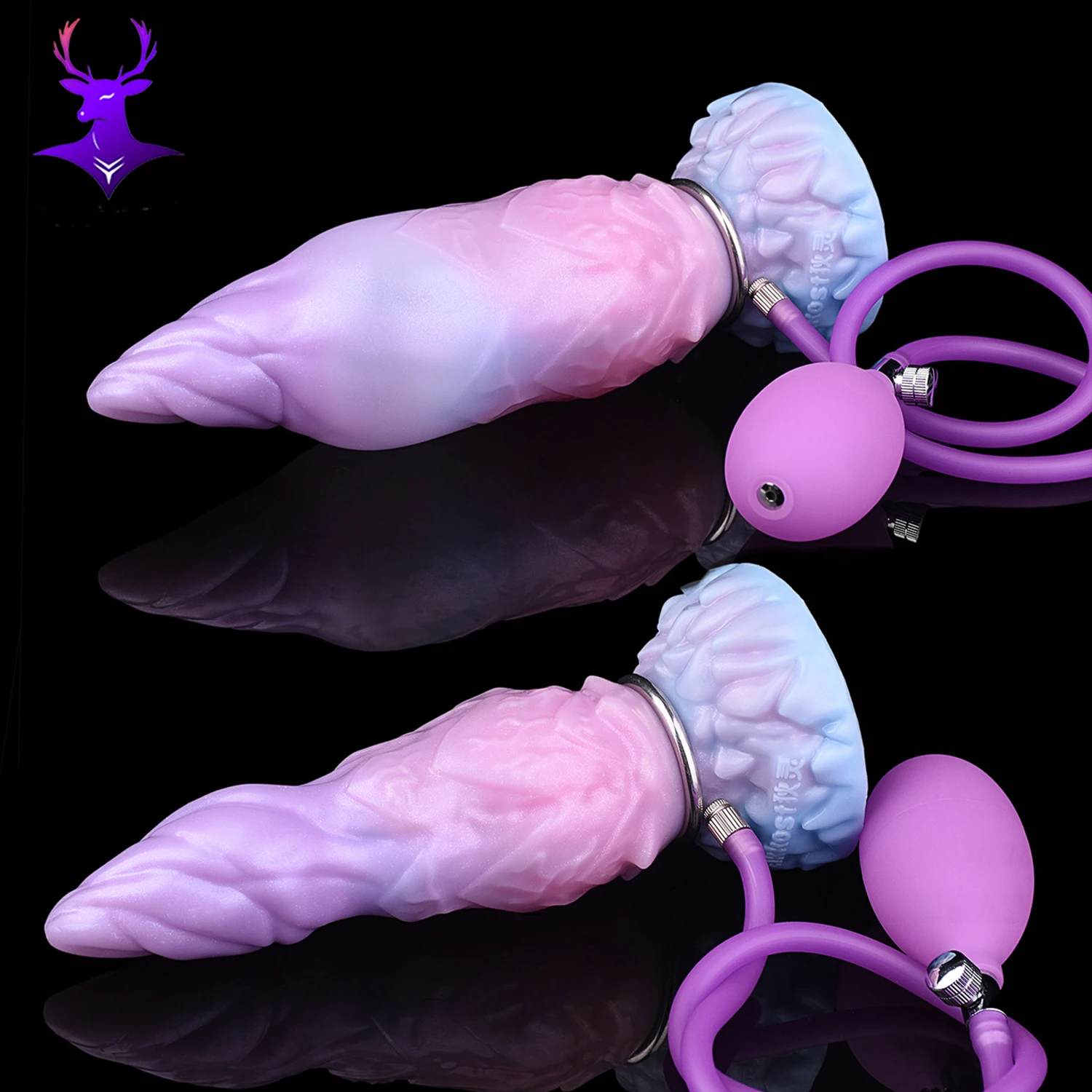 ELKKOST Fantasy Anal Dilatator Multi Farbe Aufblasbare Butt Plug Dildo Mit Saugnapf Sex Spielzeug Für Frauen Männer Masturbator