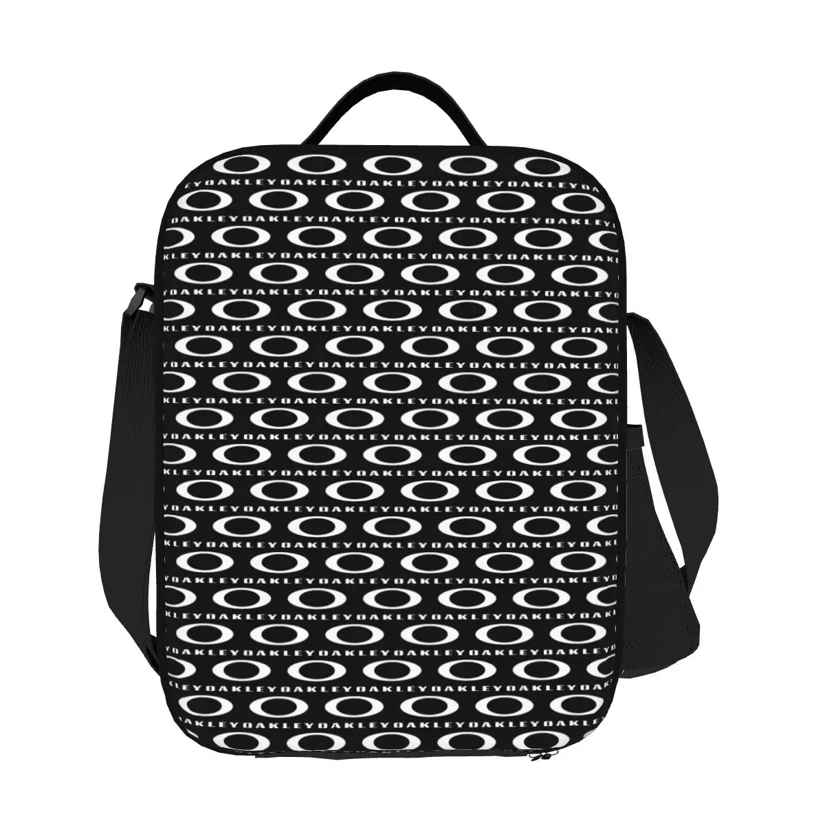 

Custom Oakleys Logo Glasses Insulated Lunch Bags for Women Resuable Thermal Cooler Food Bento Box Kids School Children