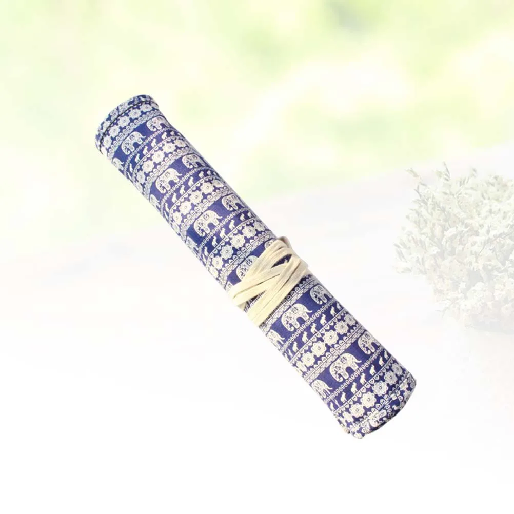 Suporte de pincel de pintura, bolsa de lona, durável, organizador de enrolar para artista, aquarela, óleo, pincéis acrílicos, armazenamento, transporte