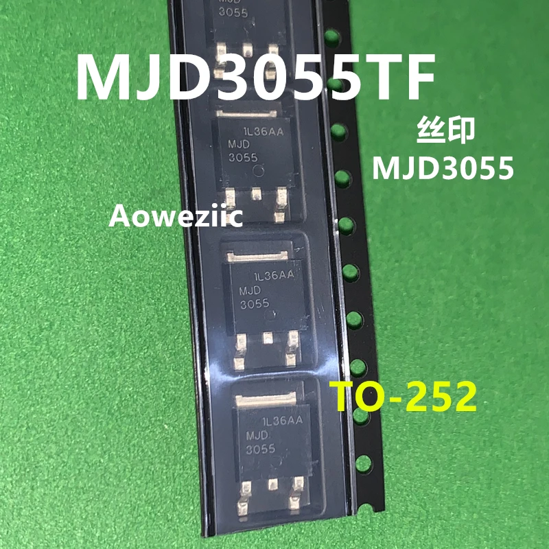 

MJD3055TF NPN 60V 10A упаковка транзисторов TO-252 новый оригинальный